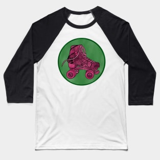 Watermelon Skate Zentangle Baseball T-Shirt